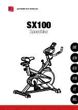 SPORTSTECH SX100 Speedbike User Manual preview