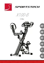 SPORTSTECH X-BIKE X100-B User Manual preview