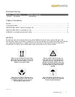 Предварительный просмотр 2 страницы sportworks TERRACE Assembly Instructions Manual