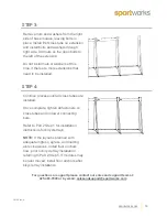 Preview for 16 page of sportworks TERRACE Assembly Instructions Manual