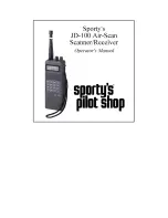 Sporty's Air-Scan JD-100 Operator'S Manual preview