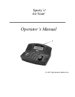 Sporty's Air Scan Operator'S Manual предпросмотр