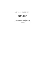 Sporty's SP-400 Operating Manual предпросмотр