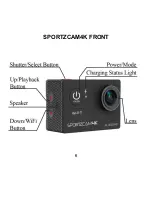 Предварительный просмотр 6 страницы SportZTek SportzCam 4K User Manual