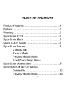 SportZTek SportZCam User Manual preview