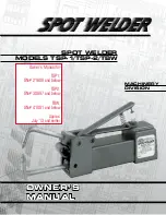 Spot Welder TSP-1 Owner'S Manual preview