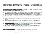 Preview for 2 page of SPOT Hardrock 100 Manual