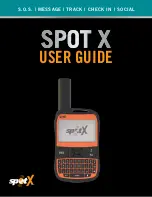 SPOT SPOT X User Manual preview