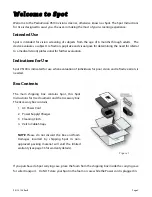 Предварительный просмотр 3 страницы SPOT VS100 Vision Screening Device Instructions For Use Manual