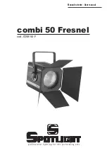 Spotlight combi 50 Fresnel User Manual preview