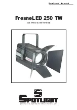 Preview for 1 page of Spotlight FN LED 250 TW DMX User Manual