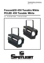 Spotlight FN LED 450 TW DMX User Manual preview