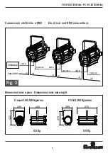 Preview for 3 page of Spotlight Fresnel LED 300 Hyperion User Manual