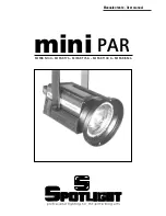 Preview for 1 page of Spotlight mini par n100 User Manual