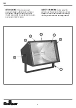 Предварительный просмотр 2 страницы Spotlight Ribaltina RA 1 User Manual