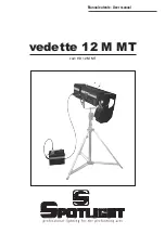 Spotlight vedette 12 M MT User Manual preview