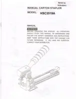 Preview for 1 page of Spotnails HSC3519A User Manual