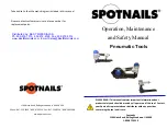 Spotnails XS6650 Operation, Maintenance And Safety Manual preview