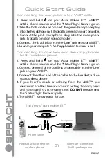 Preview for 2 page of Spracht Aura Mobile BT MCP-2014 Quick Start Manual