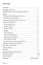 Preview for 2 page of Spracht ZuM BT User Manual