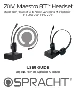 Spracht ZuM Maestro HS-2050 User Manual preview