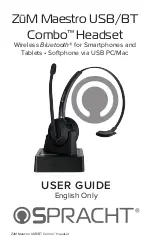 Spracht ZuM Maestro USB/BT Combo User Manual preview