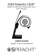 Spracht ZuM Maestro USB User Manual preview