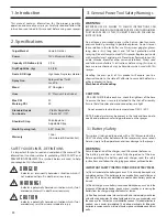 Preview for 4 page of Sprayers Plus FH25E Instruction Manual