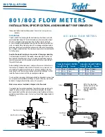 Spraying Systems Co TeeJet 801 Series Specification And Installation Instructions preview