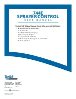 Preview for 12 page of Spraying Systems Co TeeJet Technologies 744E User Manual