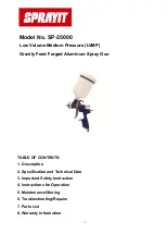 Preview for 1 page of Sprayit SP-35000 Manual