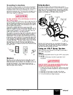 Предварительный просмотр 3 страницы SprayTECH CAPspray CS5100 Owner'S Manual