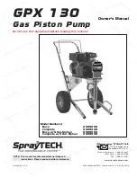 Preview for 1 page of SprayTECH GPX 130 Owner'S Manual