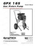 SprayTECH GPX 165 Owner'S Manual предпросмотр