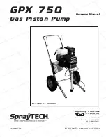 Предварительный просмотр 1 страницы SprayTECH GPX 750 0509004 Owner'S Manual