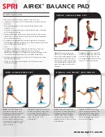 Предварительный просмотр 1 страницы SPRI AIREX Exercise Manual