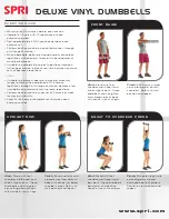 SPRI DELUXE VINYL DUMBBELLS Exercise Manual preview