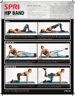 SPRI HIP BAND Exercise Manual предпросмотр