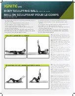 SPRI IGNITE BODY SCULPTING BALL Exercise Manual preview