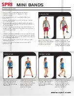 SPRI MINI BANDS Exercise Manual preview