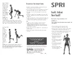 Предварительный просмотр 1 страницы SPRI Soft Mini Xerball Exercise Instructions