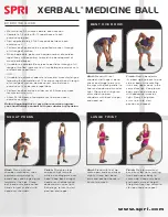 SPRI XERBALL MEDICINE BALL Exercise Manual preview