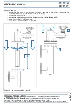 Предварительный просмотр 12 страницы SPRIANO SPRIANO Series Operating Manual