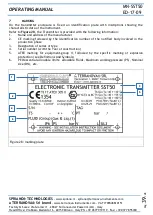 Предварительный просмотр 39 страницы SPRIANO SPRIANO Series Operating Manual