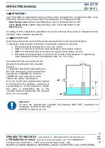 Preview for 21 page of SPRIANO SST7 Series Operating Manual