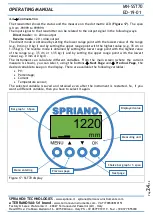 Preview for 24 page of SPRIANO SST7 Series Operating Manual