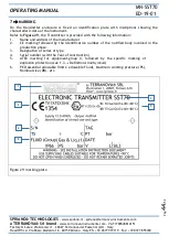 Preview for 44 page of SPRIANO SST7 Series Operating Manual