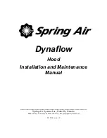 Spring Air Systems Dynaflow Installation And Maintenance Manual preview