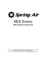 Preview for 1 page of Spring Air Systems KES Enviro Operation And Maintenance Manual