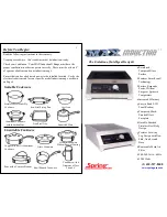 Preview for 2 page of Spring USA Max Induction SM-351C Operation Manual